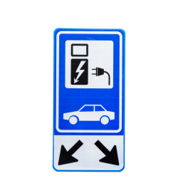 Panneau double signalisation
